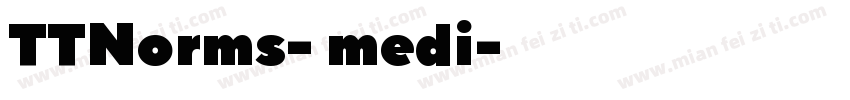 TTNorms- medi字体转换